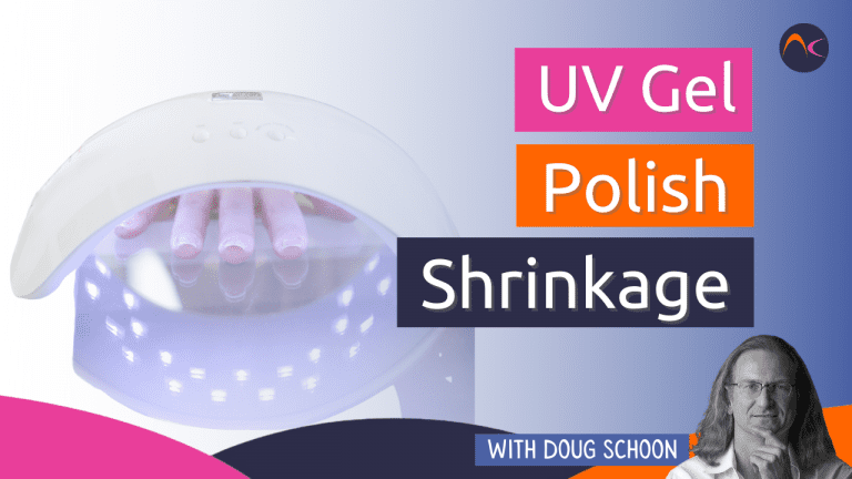 UV Gel polish shrinkage