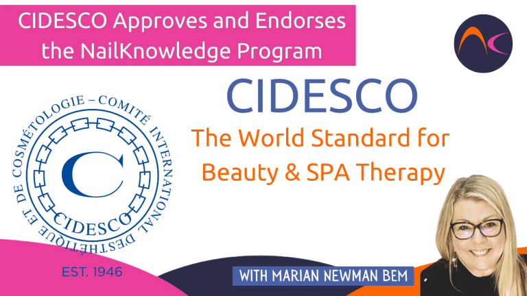 CIDESCO endorses NailKnoweldge Program