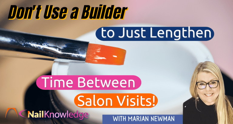 Dont use a builder between salon visits