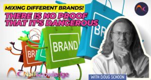 Mezclar marcas y productos de uñas