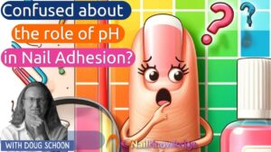 The role of pH in nail adhesion